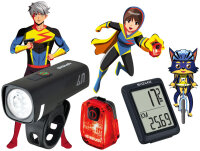 SIGMA SPORT Leuchten-Set "Aura 40 / Hiro 10 / BC 5.0...