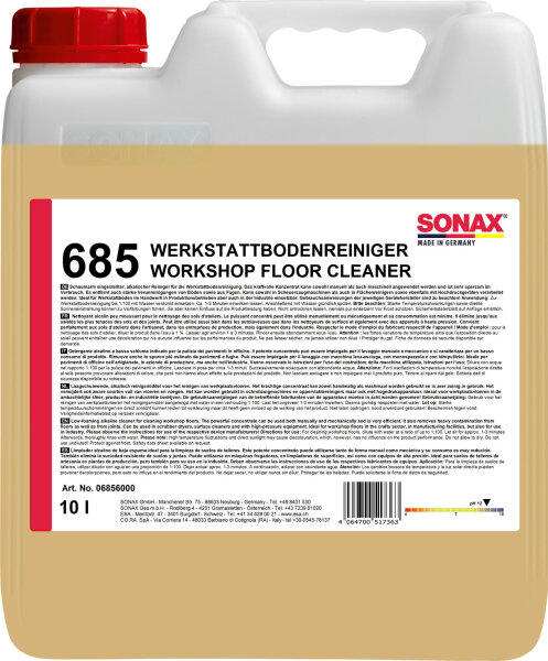 SONAX Bodenreiniger "WerkstattBodenReiniger"Alkalisch, schau