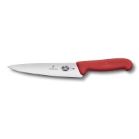 Fibrox, Kochmesser, 25cm, gerade, rot, Blister