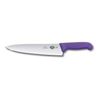 Fibrox, Kochmesser, 25cm, gerade, lila, Blister
