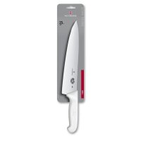 Fibrox, Kochmesser, 25cm, gerade, weiß, Blister