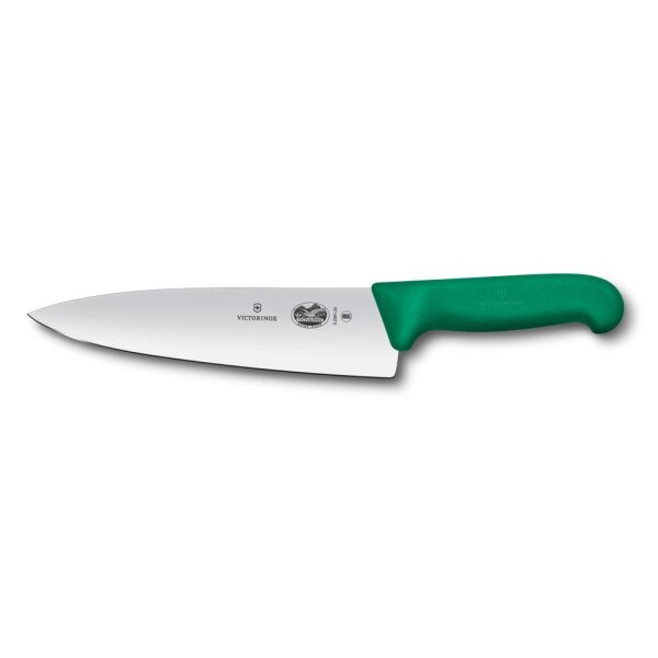 Fibrox, Kochmesser, 20cm, gerade, grün, Blister