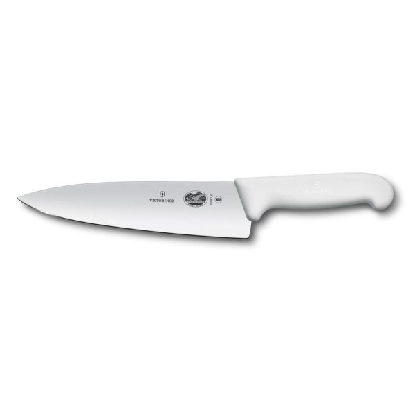 Fibrox, Kochmesser, 20cm, gerade, weiß, Blister