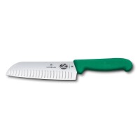 Fibrox, Santokumesser, 17cm, gerade, Kullenschliff,...
