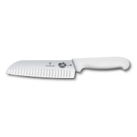 Fibrox, Santokumesser, 17cm, gerade, Kullenschliff,...