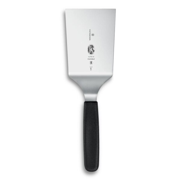 Grillwender, 12 cm, quadratisches Ende, schwarz