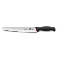 Dual Grip, Brot- und Konditormesser, 26 cm, schwarz/rot, B
