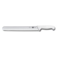 Fibrox, Schinkenmesser, 30cm, Kullenschliff, weiß,...