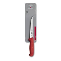Fibrox, Ausbeinmesser, 15cm, gerade, rot, Blister