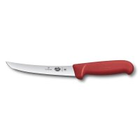Fibrox, Ausbeinmesser, 15cm, gerade, rot, Blister
