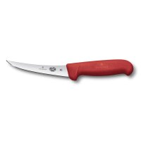 Fibrox, Ausbeinmesser, 12cm, gerade, rot, Blister