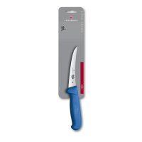 Fibrox, Ausbeinmesser, 12cm, gerade, blau, Blister