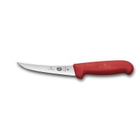 Fibrox, Ausbeinmesser, 12cm, gerade, flexibel, rot, Blister
