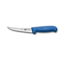 Fibrox, Ausbeinmesser, 12cm, gerade, flexibel, blau, Blister