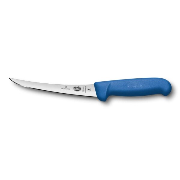 Fibrox, Ausbeinmesser, 15cm, gerade, flexibel, blau, Blister