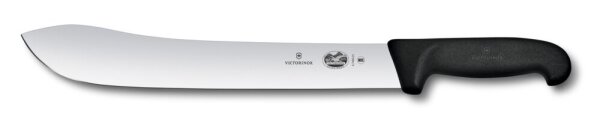 Fibrox, Fleischermesser, 31cm, gerade, schwarz, Blister