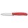 Swiss Classic, Gemüsemesser, 2 Stück, 8cm, gerade, spitz, rot
