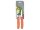 Swiss Classic, Gemüsemesser, 2 Stk, 8cm, Wellenschliff, spitz, orange, B
