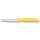 Swiss Classic, Gemüsemesser, 2 Stück, 10cm, Welle/gerade, gelb