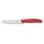 Swiss Classic, Tomaten-& Tafelmesser, 2 Stk, 11cm, Wellenschliff, rot, B