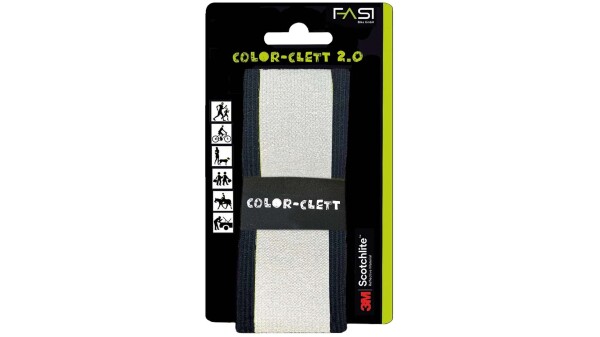 Fasi Reflektorarmband Color-Clett 2.0 schwarz