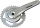 KRG Stronglight Twin 170 mm 38 Z. Silber Mod.26