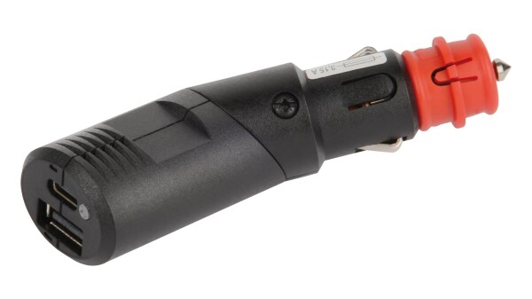 USB Doppelsteckdose 12 V Herth+Buss