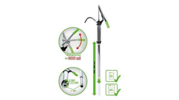 Stahlrohr-Fass-Pumpe KS Tools