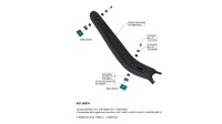 Hitzeschild Leovince Carbon