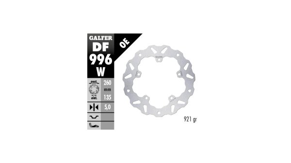 Bremsscheibe Galfer Wave Starr R90R
