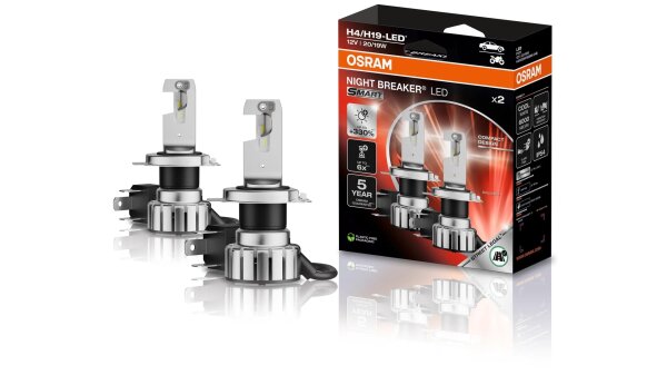 H4/H19 Night Breaker LED Smart Osram 2VP