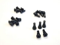 NC-17 Pedal Pins M4 x 8mm (outer), 20 Stück, Aluminium, schwarz