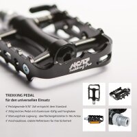 NC-17 Plattformpedal Trekking Pro, Alu,...