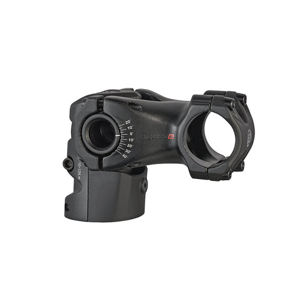 Ergotec Vorbau SWELL RE 70 i AHEAD 31,8 - 95mm, winkelverstellbar -20°- +40°, Safety Level 6, schwarz matt