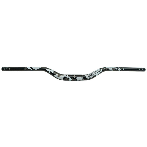 Ergotec Lenker RISER BAR 50 6+ PIXEL EDITION 31,8 - 800x50x12°, Safety Level 6+, DB, schwarz matt/pixel