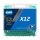KMC Kette X12, 12-fach, 126 Glieder, Aurora-Green