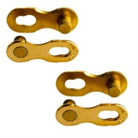 KMC Kettenschloss MissingLink 12NR gold, 2 Stück auf...