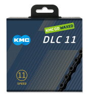KMC Kette DLC11, 11-fach, 118 Glieder, black, waxed