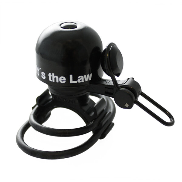 NC-17 Klingel Safety Bell Brass, schwarz