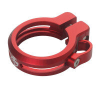 NC-17 Sattelklemme 34,9mm, inkl. Kabelführung, rot