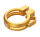 NC-17 Sattelklemme 34,9mm, inkl. Kabelführung, gold