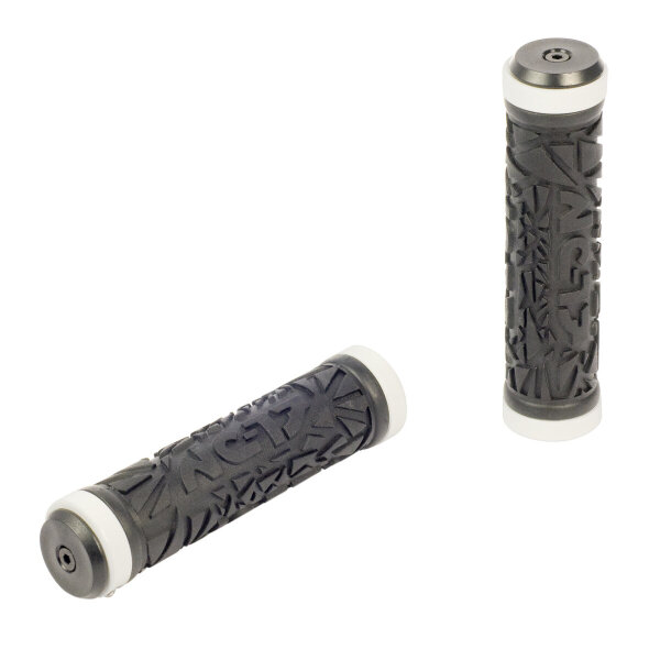 NC-17 Griff S-Pro Lock On Take Control, Griffgummi schwarz, Alu Klemmring weiss