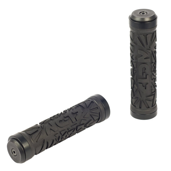 NC-17 Griff S-Pro Lock On Take Control, Griffgummi schwarz, Alu Klemmring schwarz