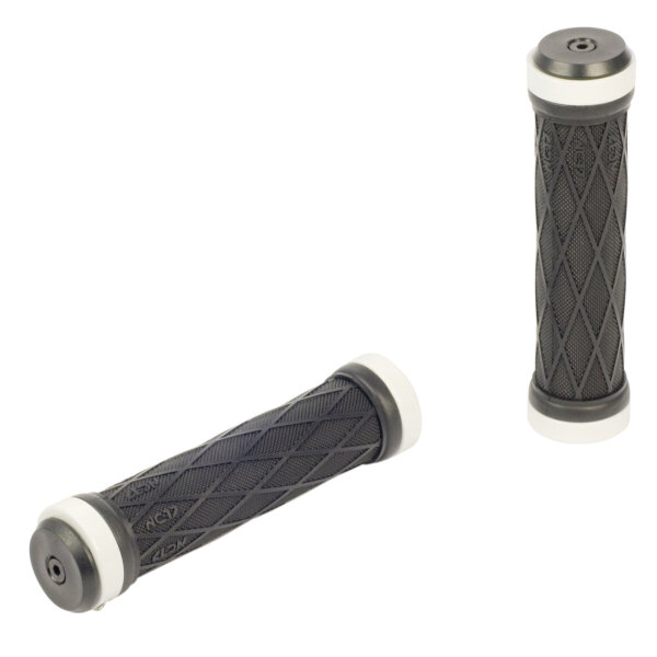 NC-17 Griff S-Pro Lock On Take Control II, Griffgummi schwarz, Alu Klemmring weiss