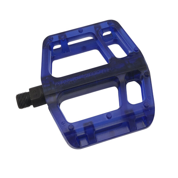 NC-17 Plattformpedal Sudpin Zero Pro, Kunststoff, Kugellager, blau-transparent