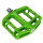 NC-17 Plattformpedal Sudpin I S-Pro, Alu, Präzisionslager, grün