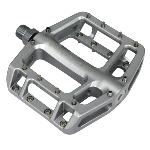 NC-17 Plattformpedal Sudpin I S-Pro, Alu, Präzisionslager, silber