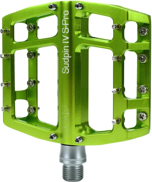 NC-17 Plattformpedal Sudpin IV S-Pro CNC, Alu, Präzisionslager, grün