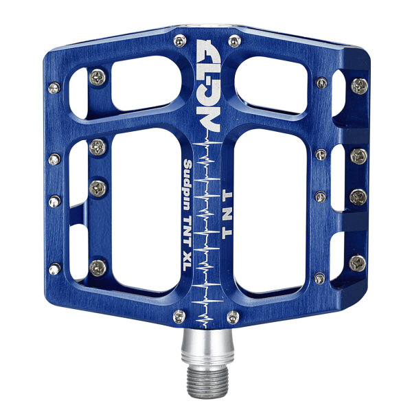 NC-17 Plattformpedal Sudpin IV XL TNT CNC, Alu, Präzisionslager, blau