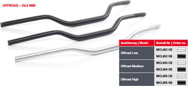 TRW Lenker "Offroad"Enduro Lenker für dynamisches Fahren. De